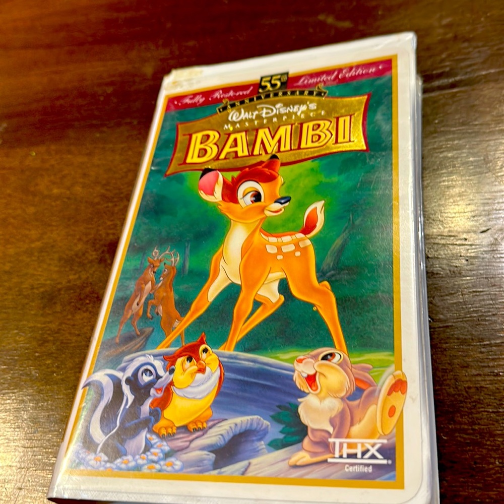 Disney Bambi in clamshell case VHS